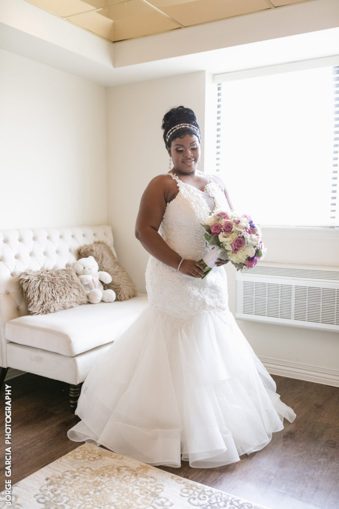 Chelsea got ready in our new Bridal Lounge!